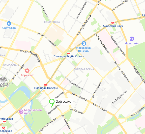 Унитарное предприятие «АЭС-комплект» на карте