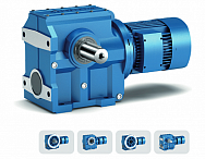 Цилиндро-червячные мотор-редукторы VGM-S