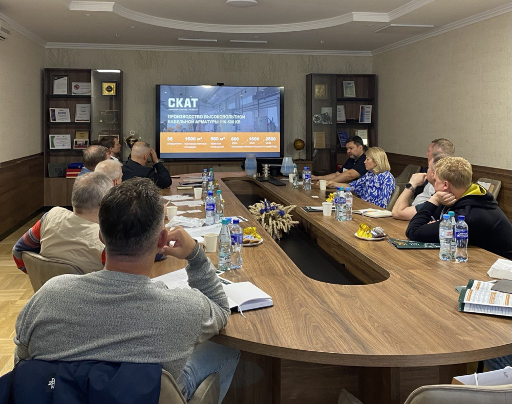 СКАТ продемонстрировал надёжные инженерные решения для кабельных линий 110–500 кВ на площадке АЭС-Комплект