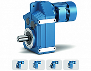 Цилиндрические мотор-редукторы с параллельными валами VGM-F